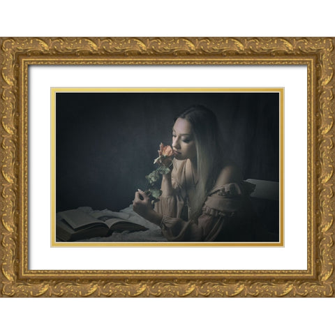 The Scent Of Memory Gold Ornate Wood Framed Art Print with Double Matting by Franke, Ruth