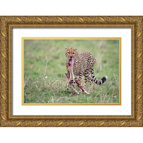 Kill Gold Ornate Wood Framed Art Print with Double Matting by Pozzi, Marco