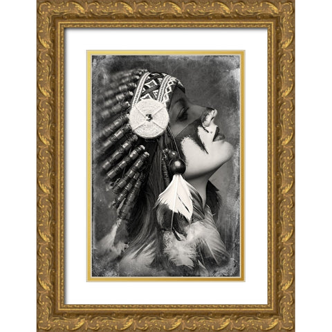 Sequoia Gold Ornate Wood Framed Art Print with Double Matting by Kovbasyuk, Serhii