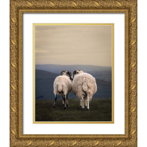 Yorkshire Love Gold Ornate Wood Framed Art Print with Double Matting by Brants, Armands