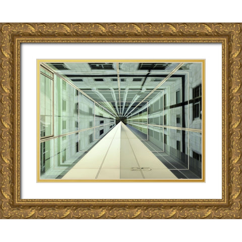 25 Gold Ornate Wood Framed Art Print with Double Matting by Ferrari, Francesca