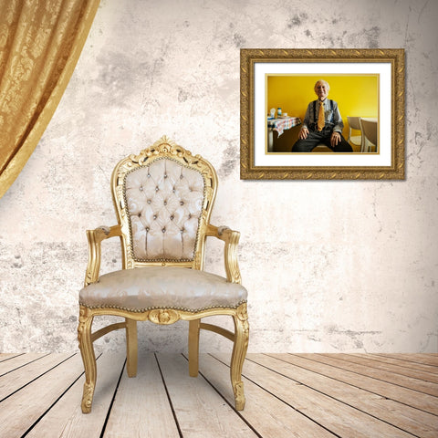 Guido Gold Ornate Wood Framed Art Print with Double Matting by Muolo, Vito