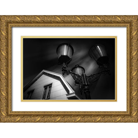 In The Spotlights Gold Ornate Wood Framed Art Print with Double Matting by Claes, Gilbert