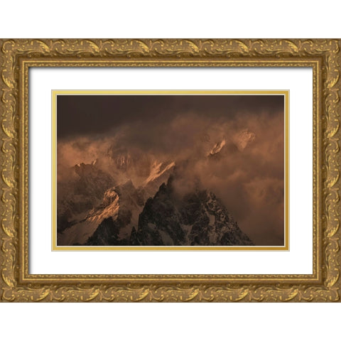 Only The Sound Of Silence Gold Ornate Wood Framed Art Print with Double Matting by Moretti, Claudio