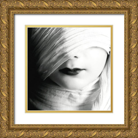 Dream Gold Ornate Wood Framed Art Print with Double Matting by Nodeh, Mostafa