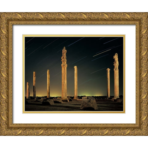 Civilization destroyed Gold Ornate Wood Framed Art Print with Double Matting by Arabzadeh, Abbas