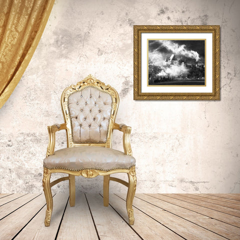 Biertan Gold Ornate Wood Framed Art Print with Double Matting by Prioteasa, Sebastian