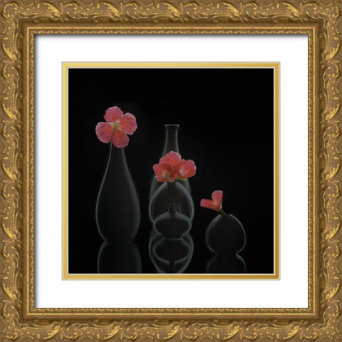 Still Life 46 Gold Ornate Wood Framed Art Print with Double Matting by Sheng, Alice