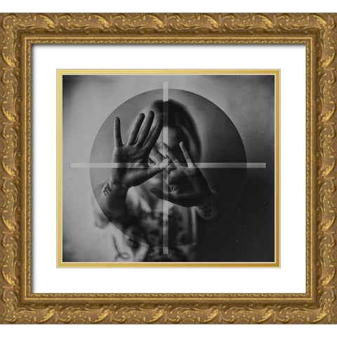 Untitled Gold Ornate Wood Framed Art Print with Double Matting by Ulfig Arps, Sandra