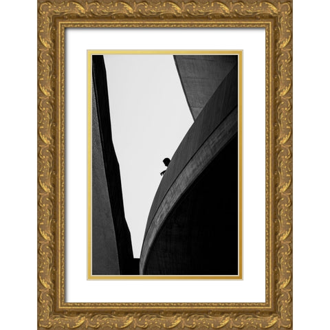Altezza Gold Ornate Wood Framed Art Print with Double Matting by Bontempi, Annalisa