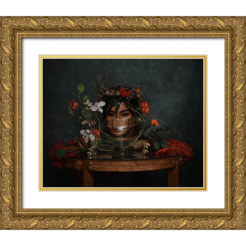 A Different Way Gold Ornate Wood Framed Art Print with Double Matting by Abdillah, Djayent