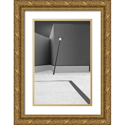 Unstable Balance Gold Ornate Wood Framed Art Print with Double Matting by Azevedo, Olavo