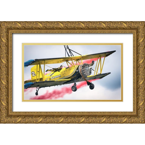 Catwalk Gold Ornate Wood Framed Art Print with Double Matting by Wrobel, Piotr