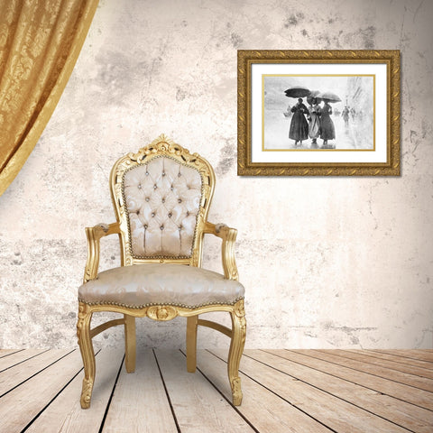 Some People Stay In Your Heart Forever Gold Ornate Wood Framed Art Print with Double Matting by Dauria, Adam