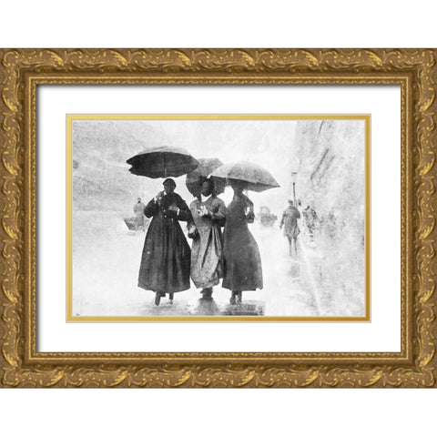 Some People Stay In Your Heart Forever Gold Ornate Wood Framed Art Print with Double Matting by Dauria, Adam