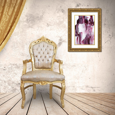 Paradox No 1 Gold Ornate Wood Framed Art Print with Double Matting by Uplusmestudio