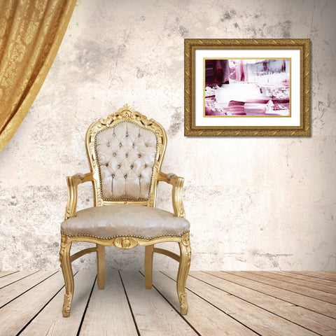 Paradox No 2 Gold Ornate Wood Framed Art Print with Double Matting by Uplusmestudio