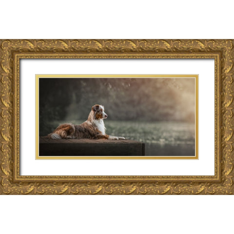 Panorama 2.0 Gold Ornate Wood Framed Art Print with Double Matting by Kuplenk, Nika