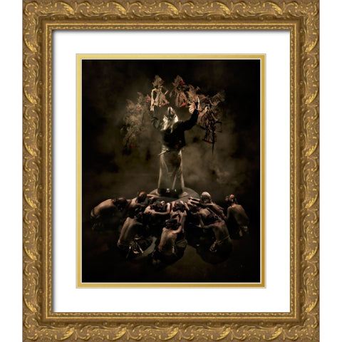 Theatrical Gold Ornate Wood Framed Art Print with Double Matting by Herliyanto, Gatot
