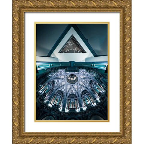 333 Gold Ornate Wood Framed Art Print with Double Matting by Chiodo, David