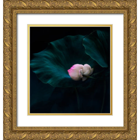 Eternal Gold Ornate Wood Framed Art Print with Double Matting by Liu, Yanny