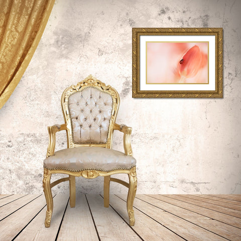 Simplicity Gold Ornate Wood Framed Art Print with Double Matting by Van Deelen, Ellen