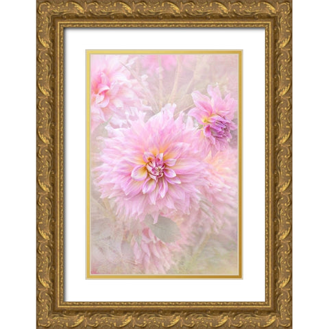 Caress Gold Ornate Wood Framed Art Print with Double Matting by Parker, Jacky