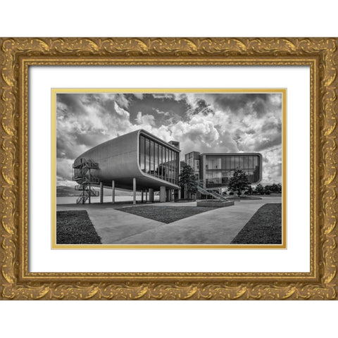 Botasn Center Gold Ornate Wood Framed Art Print with Double Matting by Rodriguez De, Enrique