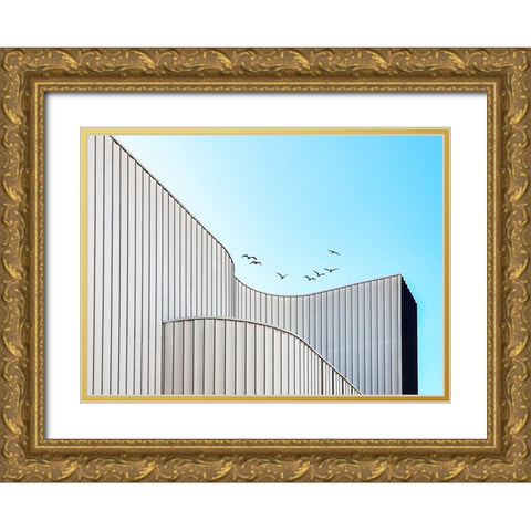 Teatro Verdi II Gold Ornate Wood Framed Art Print with Double Matting by Richter, Regine