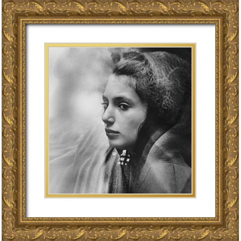 Untitled Gold Ornate Wood Framed Art Print with Double Matting by Getsadze, Zurab