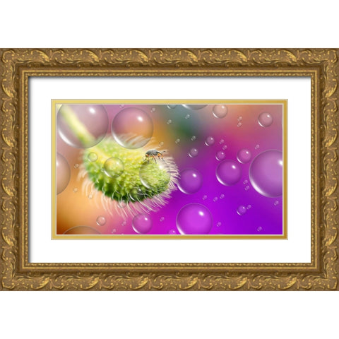 Explorer Of The UnIVerse... Gold Ornate Wood Framed Art Print with Double Matting by Dufour, Thierry