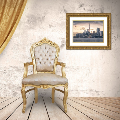 Lightburst! Gold Ornate Wood Framed Art Print with Double Matting by Hill, David