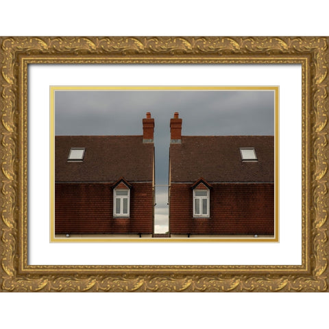 Twins Gold Ornate Wood Framed Art Print with Double Matting by Kozuh, Primoz