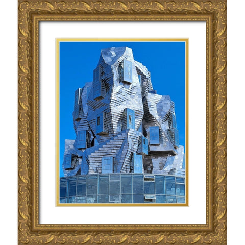 Twisted Gold Ornate Wood Framed Art Print with Double Matting by Cedron, Mabel