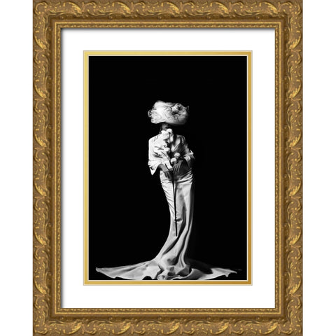 Beyond The Darkness Gold Ornate Wood Framed Art Print with Double Matting by Taghipour, Marjan