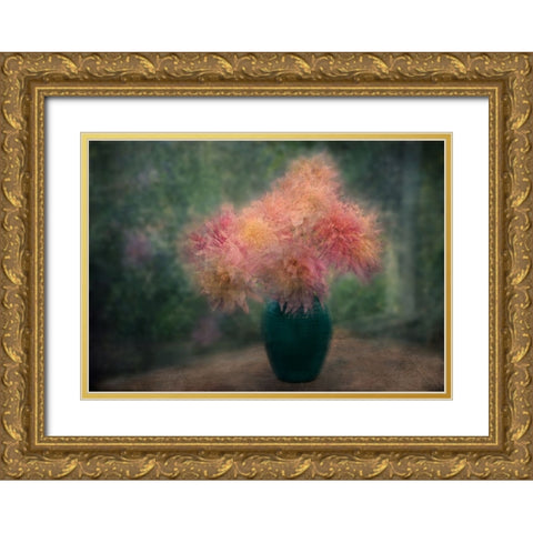 Indian Summer Gold Ornate Wood Framed Art Print with Double Matting by Holmstrom, Katarina