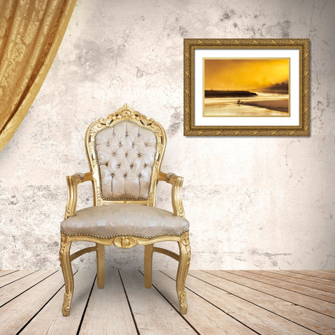 Perfec Day Gold Ornate Wood Framed Art Print with Double Matting by Concepcion Alvarado, Jesus