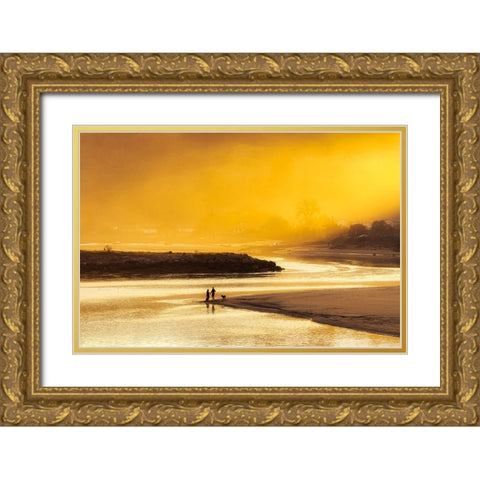 Perfec Day Gold Ornate Wood Framed Art Print with Double Matting by Concepcion Alvarado, Jesus