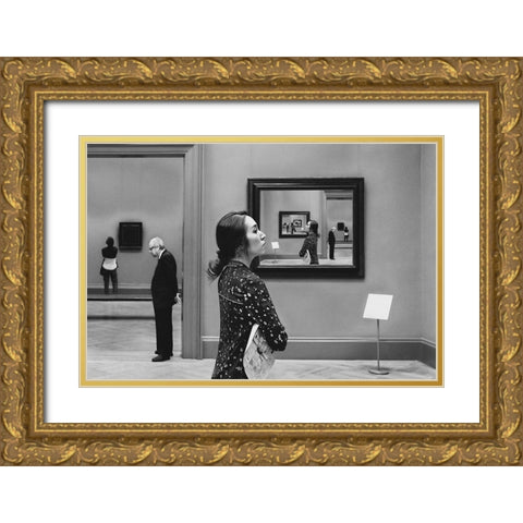 Dacjan Vu Gold Ornate Wood Framed Art Print with Double Matting by Getsadze, Zurab