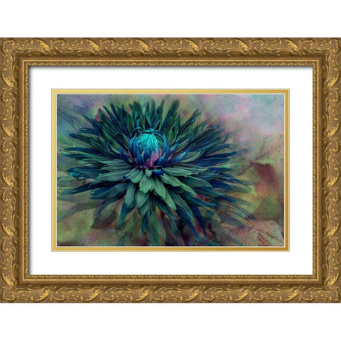 Twilight Gold Ornate Wood Framed Art Print with Double Matting by Parker, Jacky
