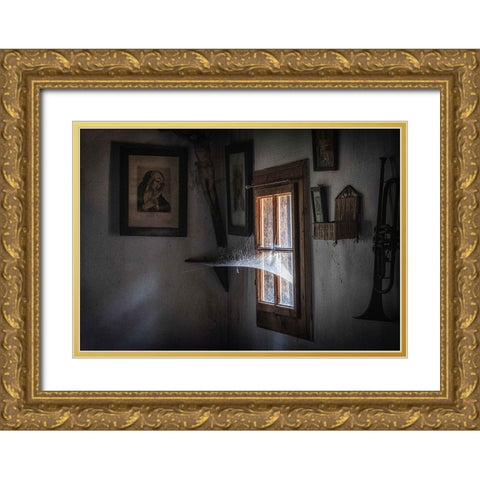 Past Time Gold Ornate Wood Framed Art Print with Double Matting by Mihailowitsch, Pia