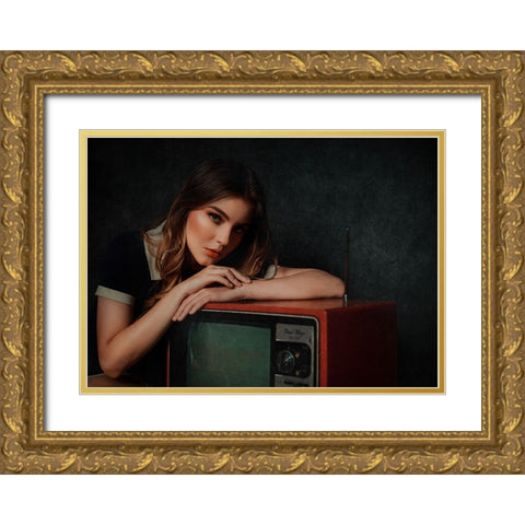 Memory Gold Ornate Wood Framed Art Print with Double Matting by Abdillah, Djayent