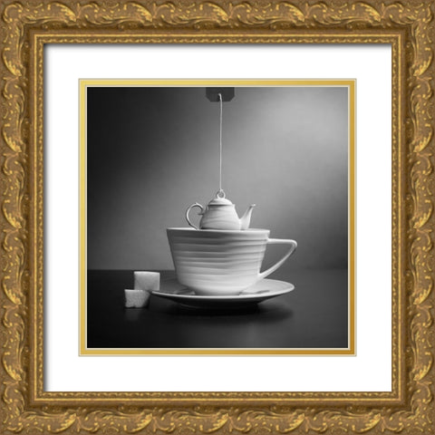 Untitled Gold Ornate Wood Framed Art Print with Double Matting by Ivanova, Victoria