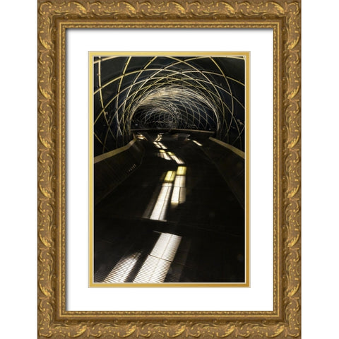 Anyang Art Park Gold Ornate Wood Framed Art Print with Double Matting by Young Choi, Mi