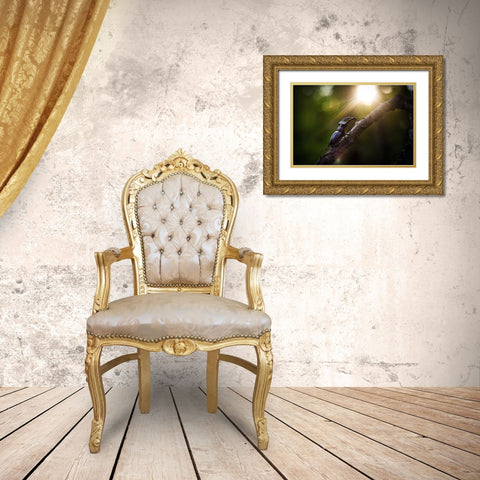 Way To The Sun Gold Ornate Wood Framed Art Print with Double Matting by Bykanova, Victoria