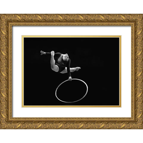 Flying Gold Ornate Wood Framed Art Print with Double Matting by Li, Rob