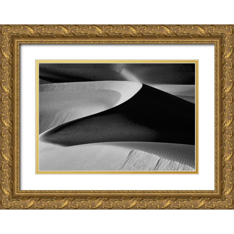 The Art Of Sand And Wind (6) Gold Ornate Wood Framed Art Print with Double Matting by Qiu, Jenny