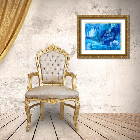 Ice age Gold Ornate Wood Framed Art Print with Double Matting by Westum, Heidi