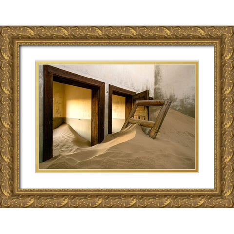 once upon a time Gold Ornate Wood Framed Art Print with Double Matting by Wiener, Iris