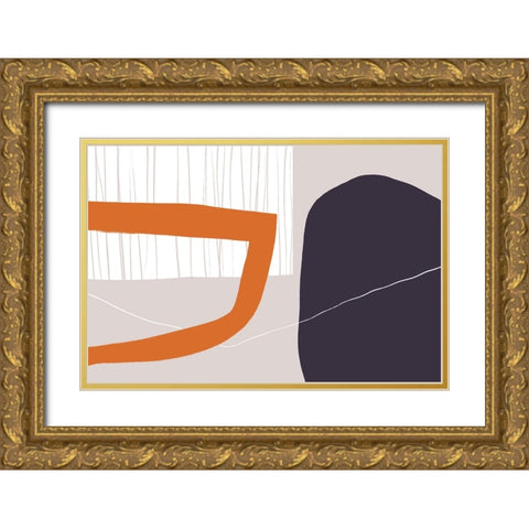 All I wanna do Gold Ornate Wood Framed Art Print with Double Matting by uplusmestudio